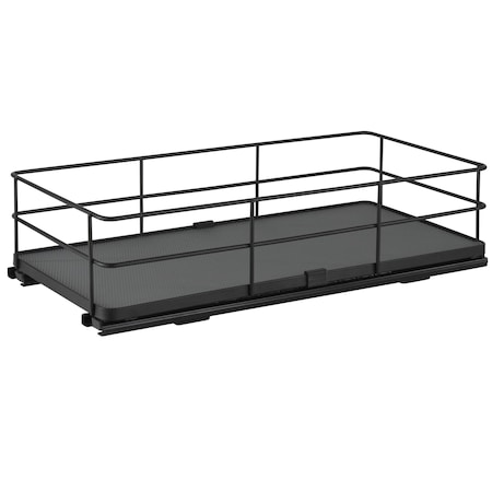 Organize It All Slide Out Shelf Organizer in Matte Black 15235-MATTEBLK